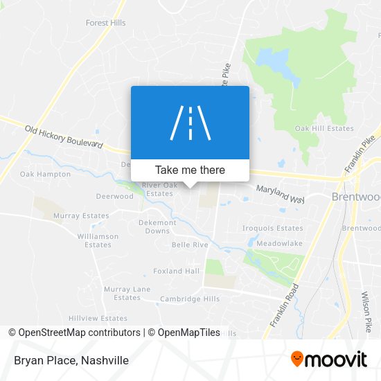 Bryan Place map