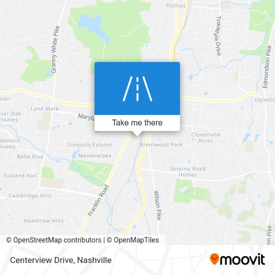 Mapa de Centerview Drive