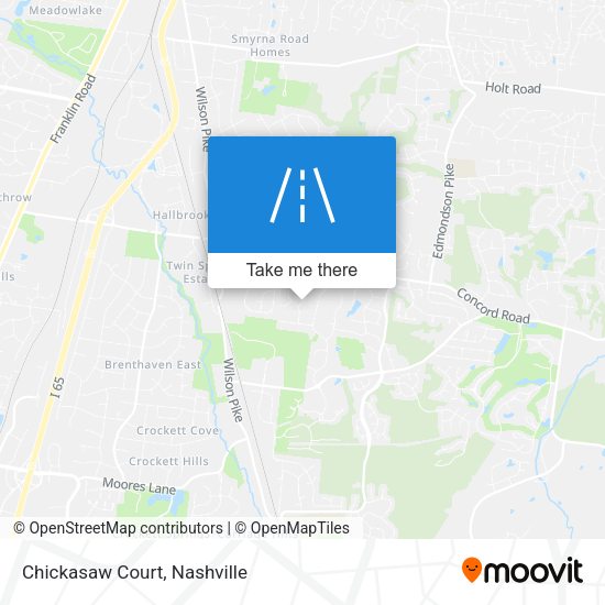 Mapa de Chickasaw Court