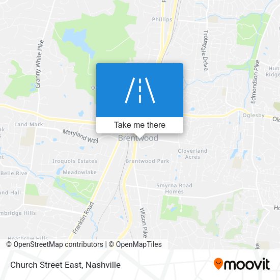 Church Street East map