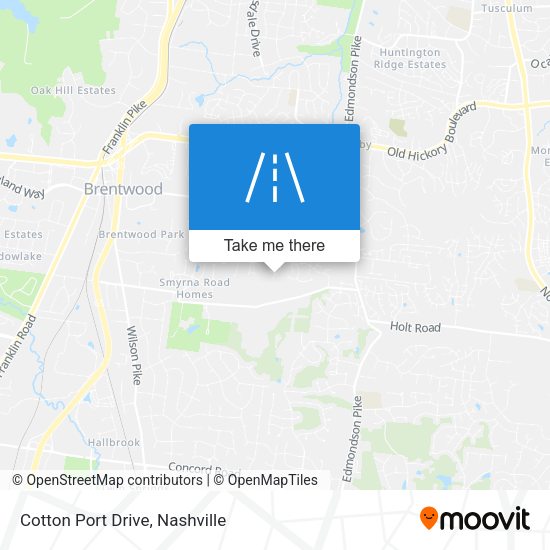 Mapa de Cotton Port Drive