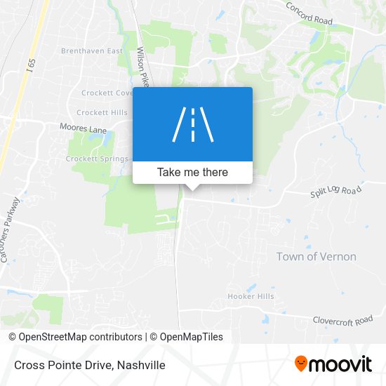 Cross Pointe Drive map