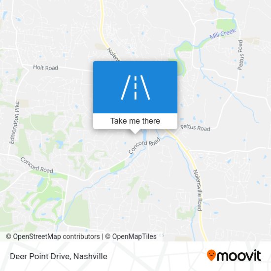 Deer Point Drive map