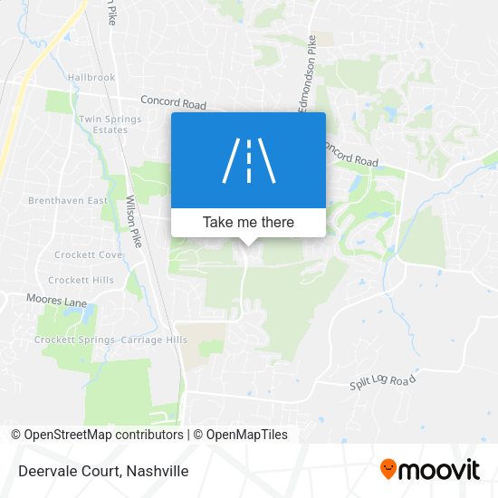 Mapa de Deervale Court