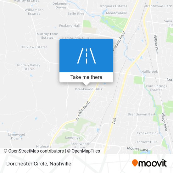 Mapa de Dorchester Circle