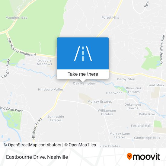 Mapa de Eastbourne Drive
