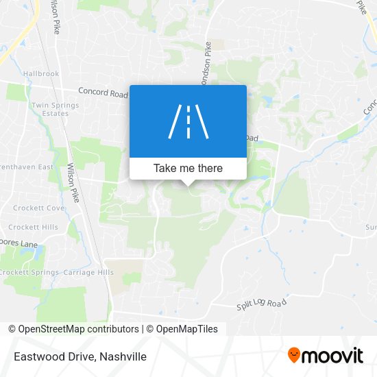 Mapa de Eastwood Drive