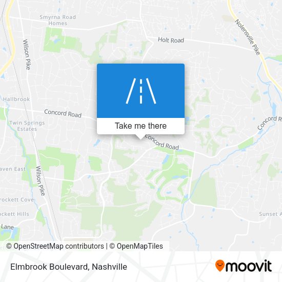 Mapa de Elmbrook Boulevard