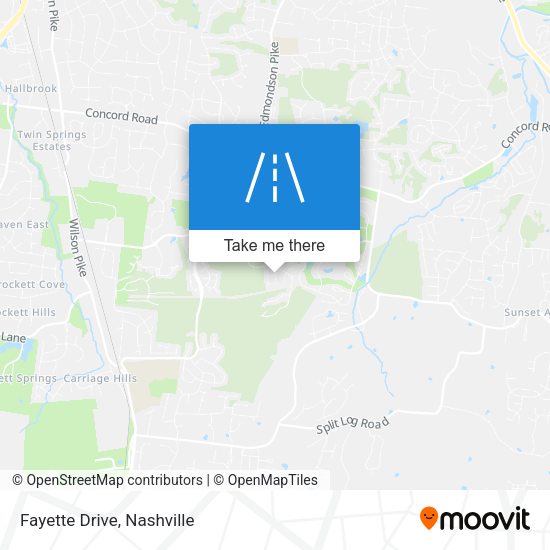 Mapa de Fayette Drive