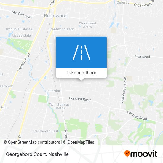 Georgeboro Court map