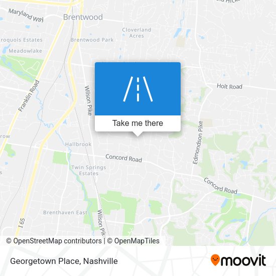 Mapa de Georgetown Place