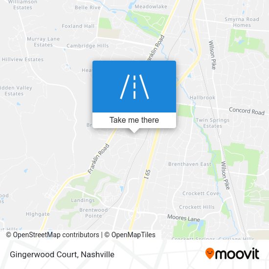 Gingerwood Court map