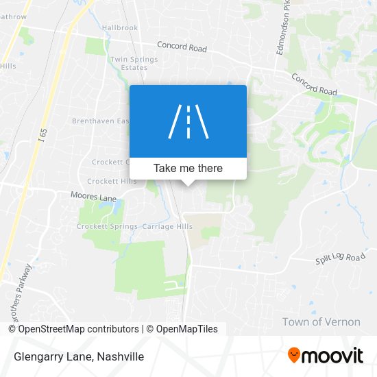 Mapa de Glengarry Lane