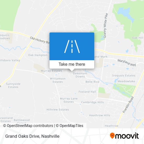 Mapa de Grand Oaks Drive