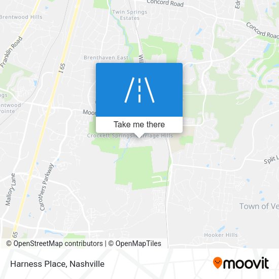 Mapa de Harness Place
