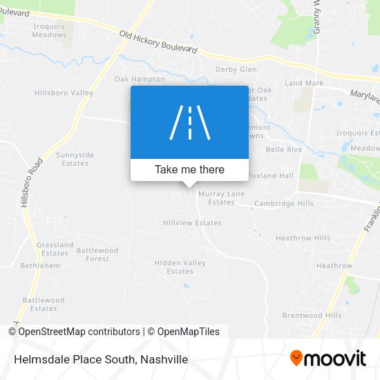 Helmsdale Place South map