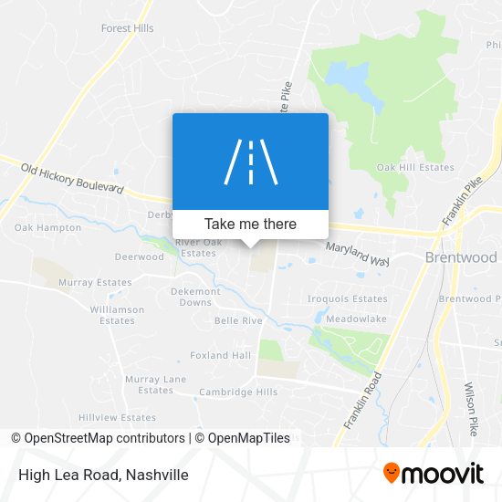 Mapa de High Lea Road