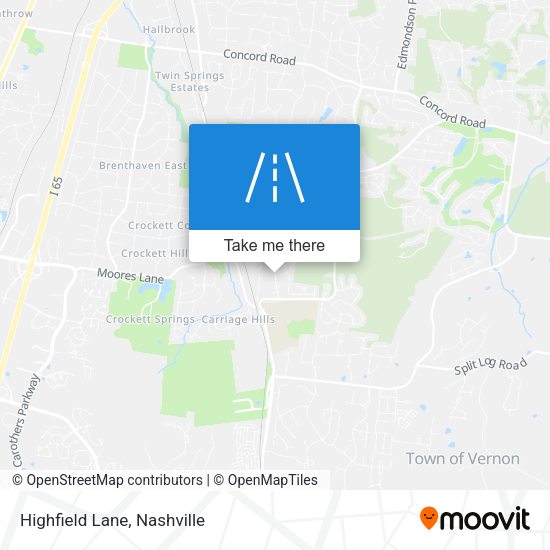 Mapa de Highfield Lane