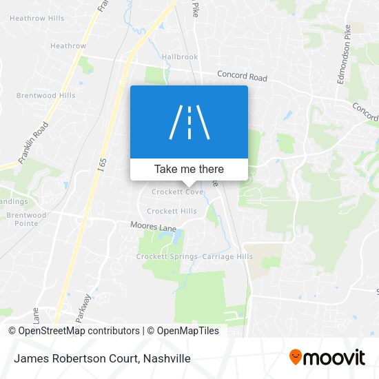 Mapa de James Robertson Court