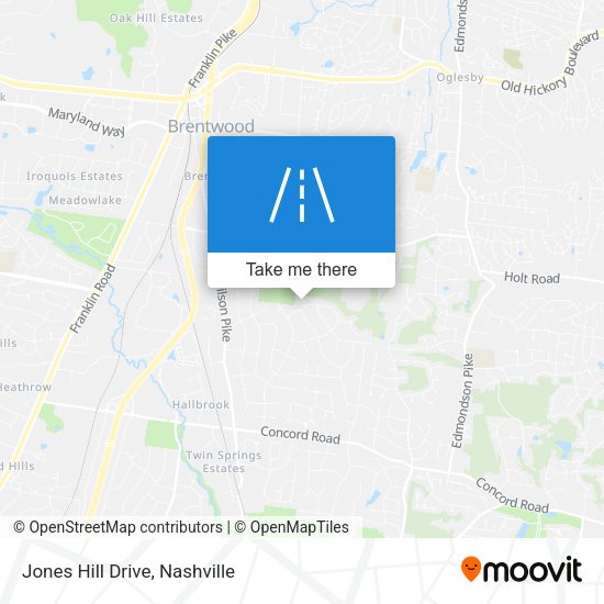 Mapa de Jones Hill Drive