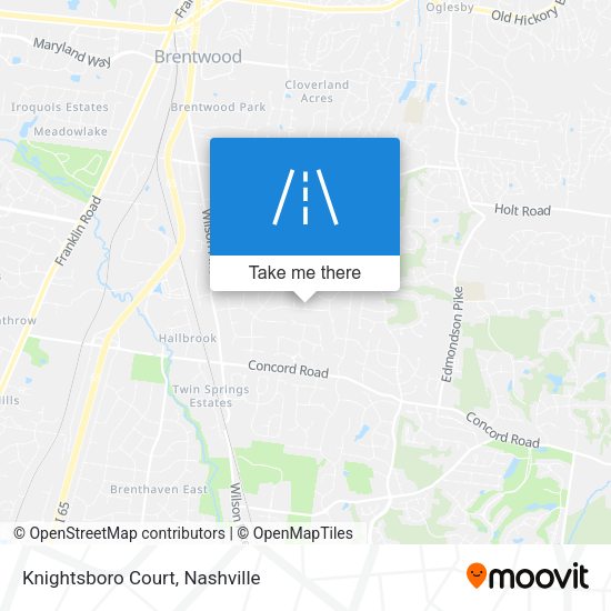 Knightsboro Court map