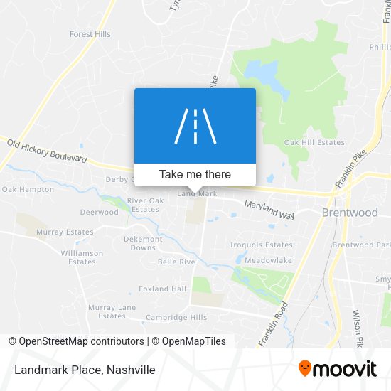 Mapa de Landmark Place
