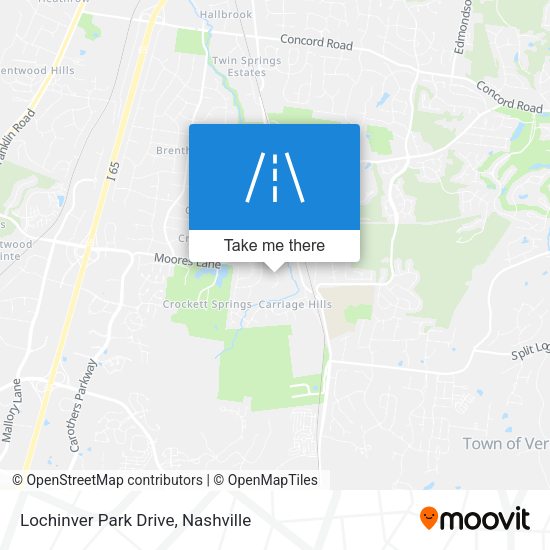 Lochinver Park Drive map