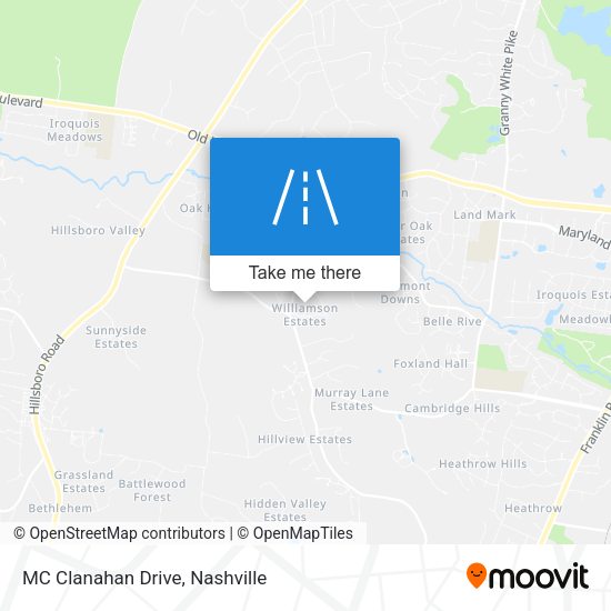 Mapa de Mc Clanahan Drive