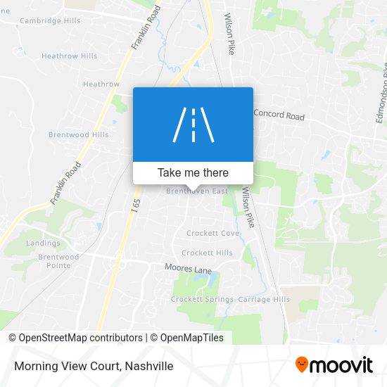 Morning View Court map