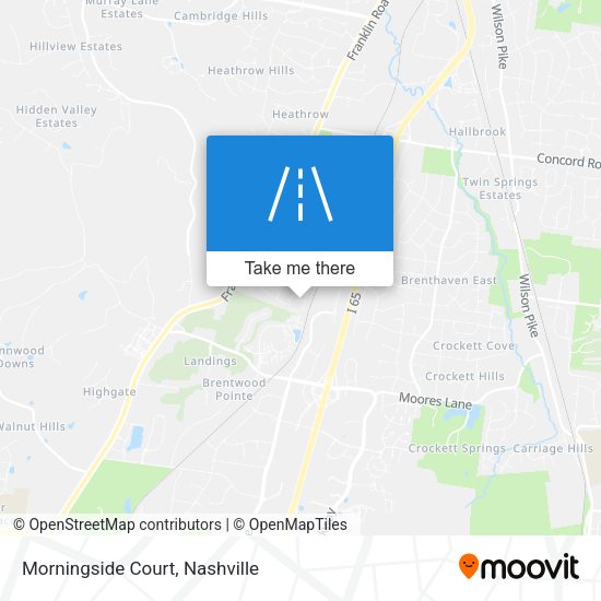 Morningside Court map