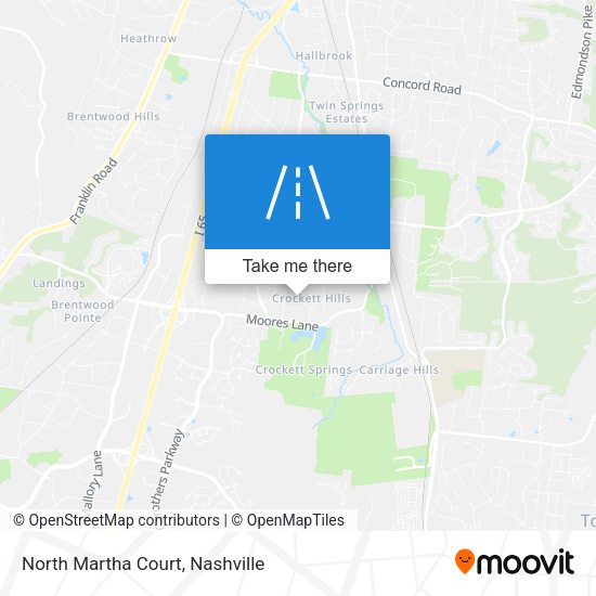Mapa de North Martha Court