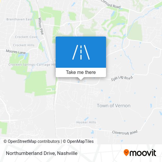 Northumberland Drive map