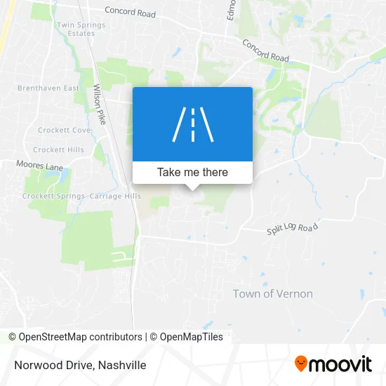 Mapa de Norwood Drive