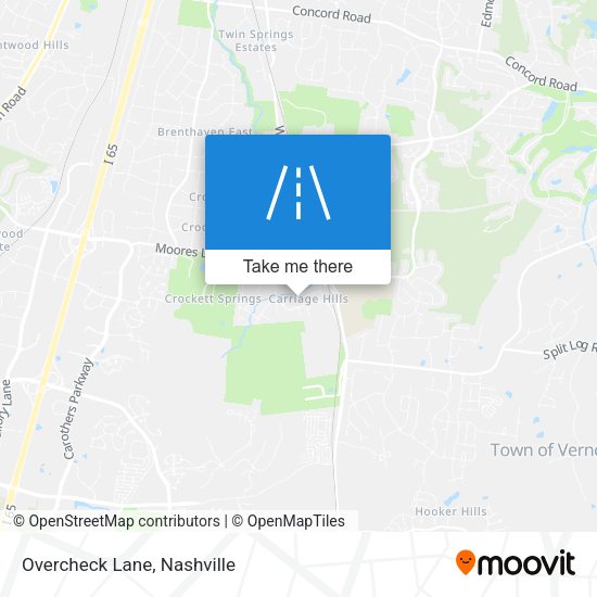 Mapa de Overcheck Lane