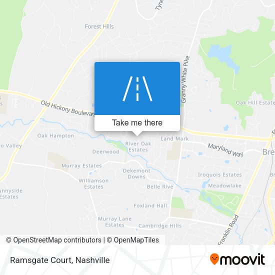 Mapa de Ramsgate Court