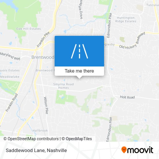 Mapa de Saddlewood Lane