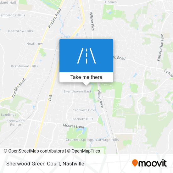 Sherwood Green Court map
