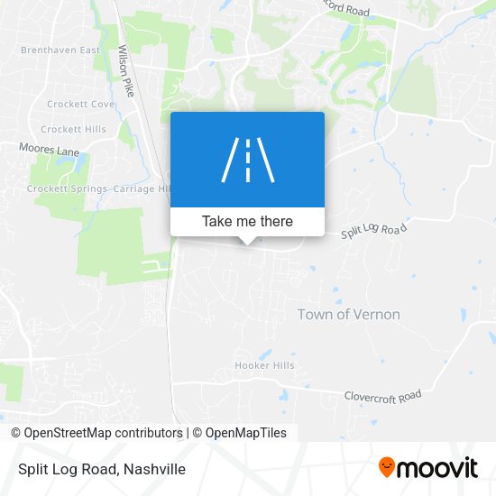 Mapa de Split Log Road