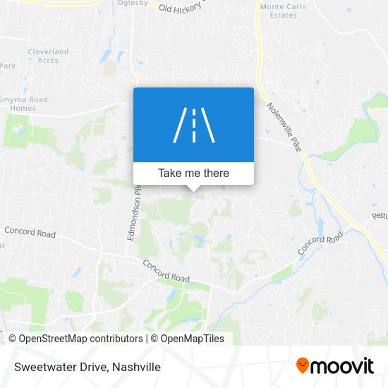 Mapa de Sweetwater Drive