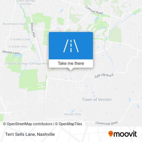Terri Sells Lane map