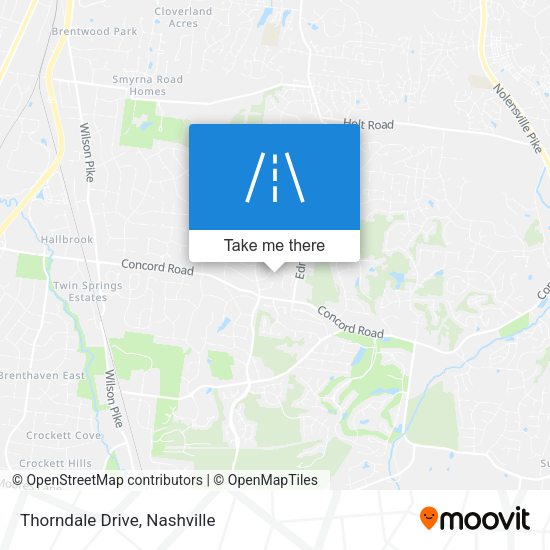 Mapa de Thorndale Drive
