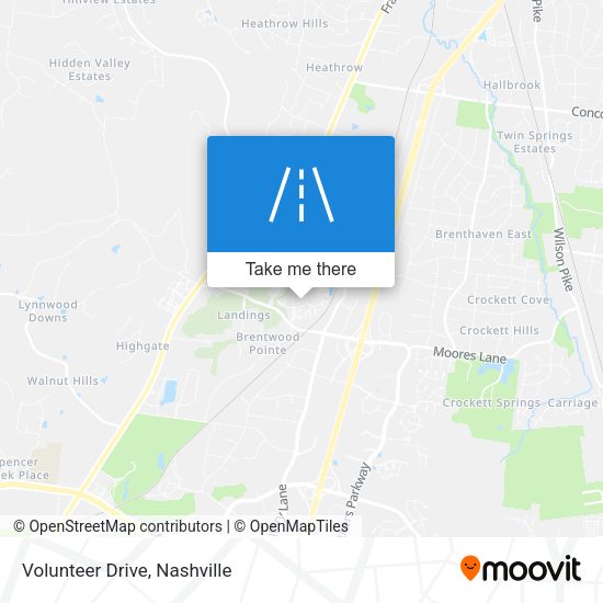 Mapa de Volunteer Drive