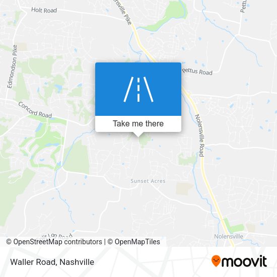 Mapa de Waller Road