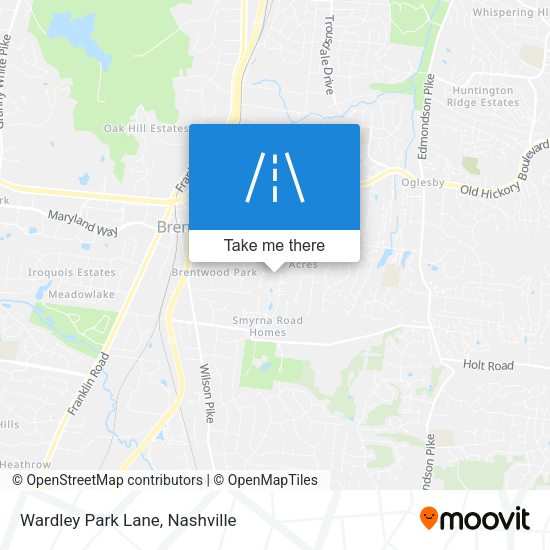 Mapa de Wardley Park Lane