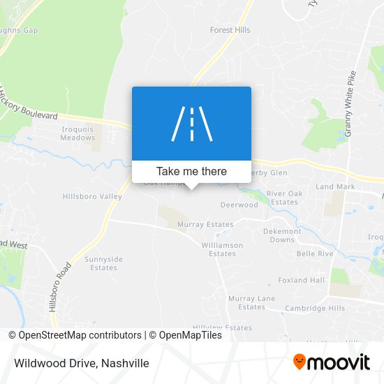 Mapa de Wildwood Drive