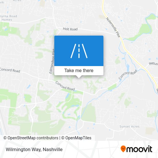 Mapa de Wilmington Way