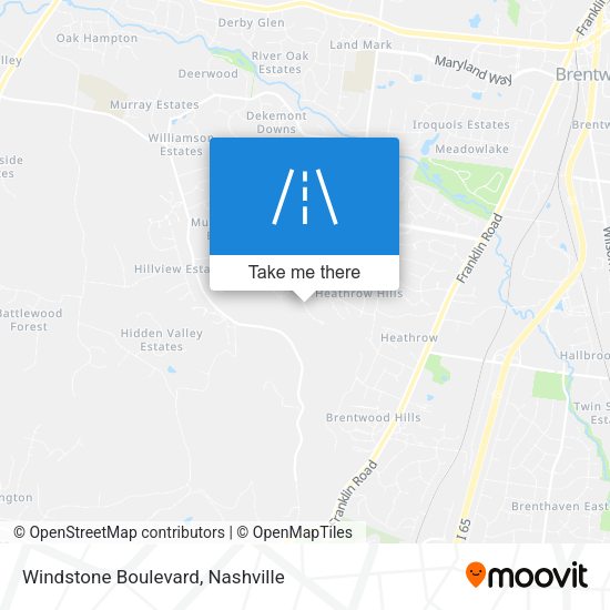 Windstone Boulevard map