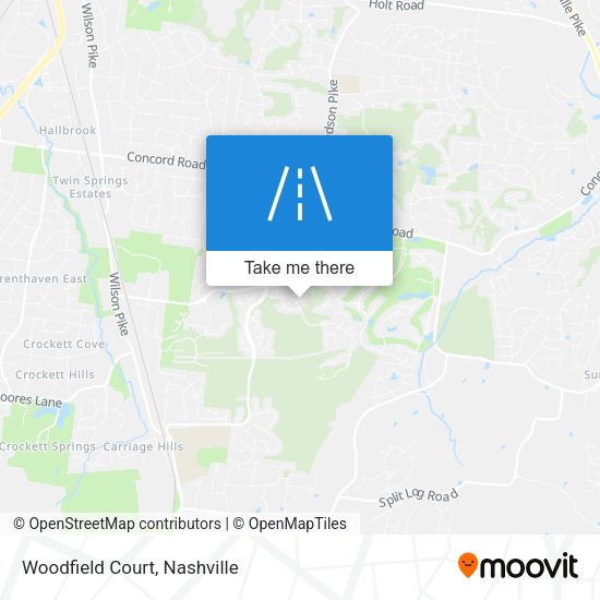 Mapa de Woodfield Court