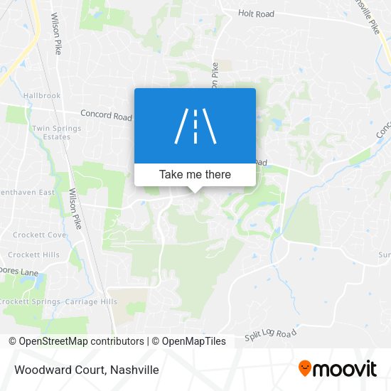 Mapa de Woodward Court