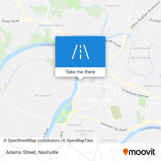 Mapa de Adams Street